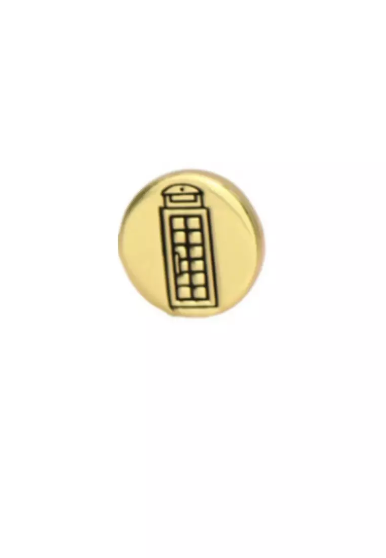 Vermeil London Calling Bangles - Phone Booth