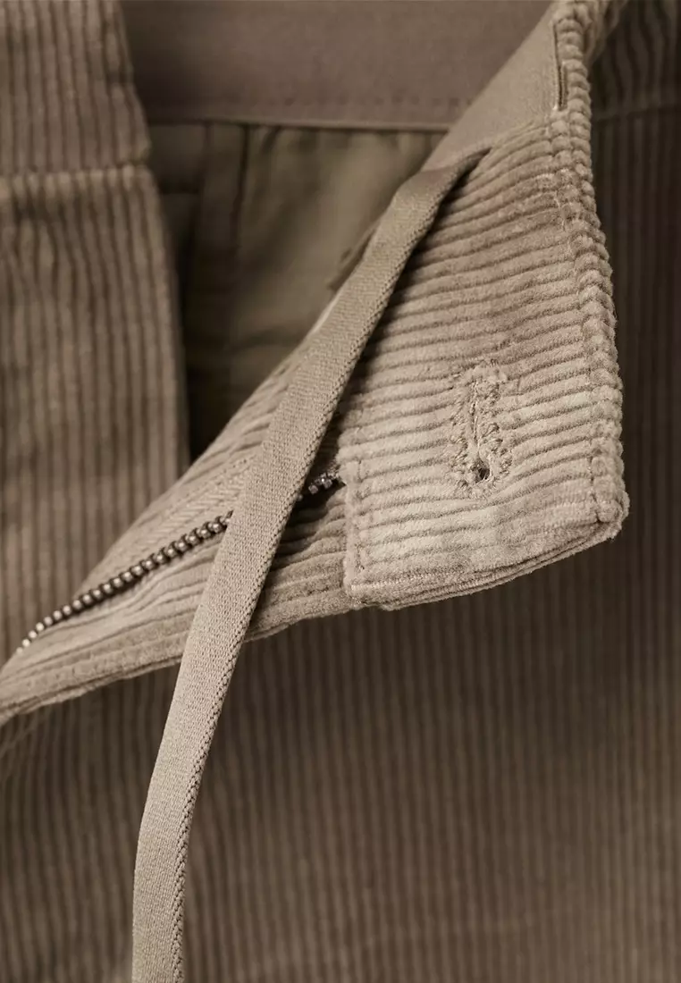Corduroy Slim-Fit Trousers