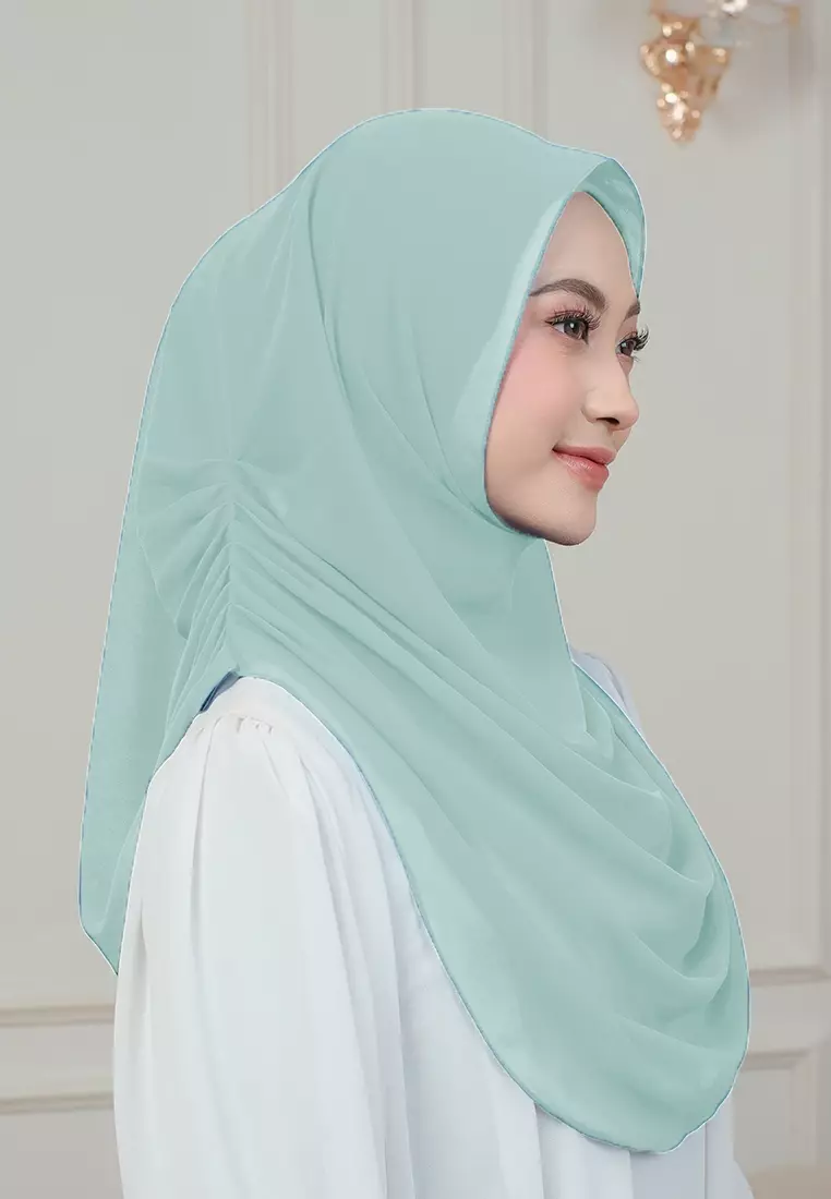 HIJAB INSTAN AURORA - CYAN