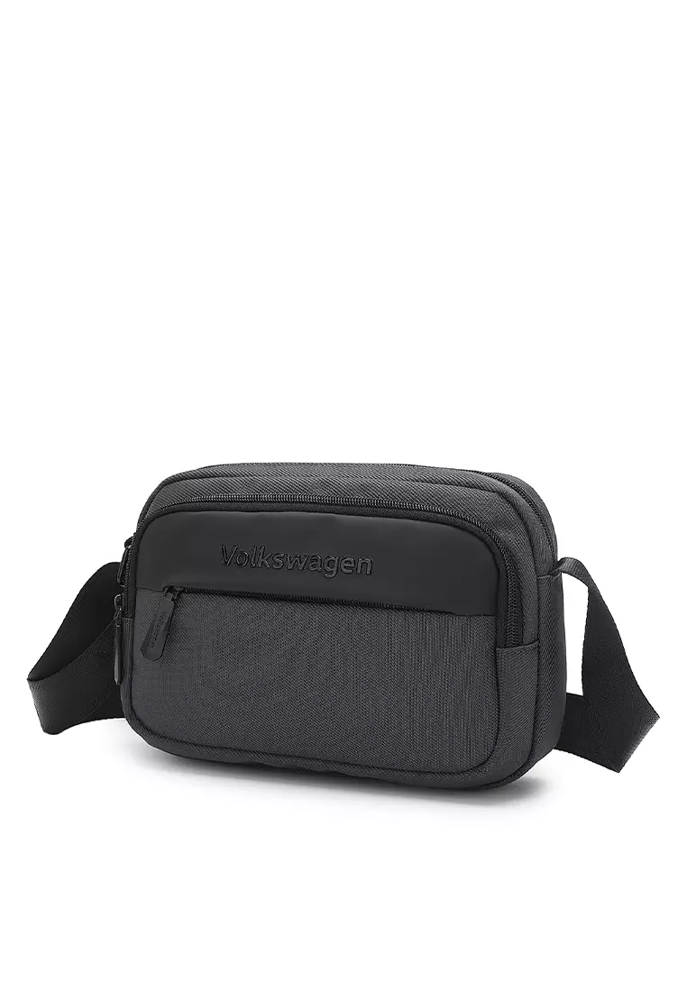 Men's Sling bag - Abu-abu
