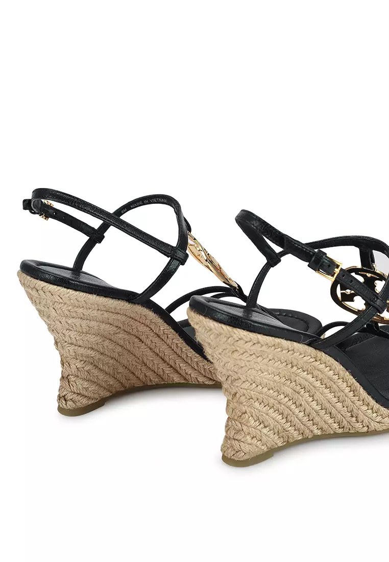 Tory burch deals miller wedge black