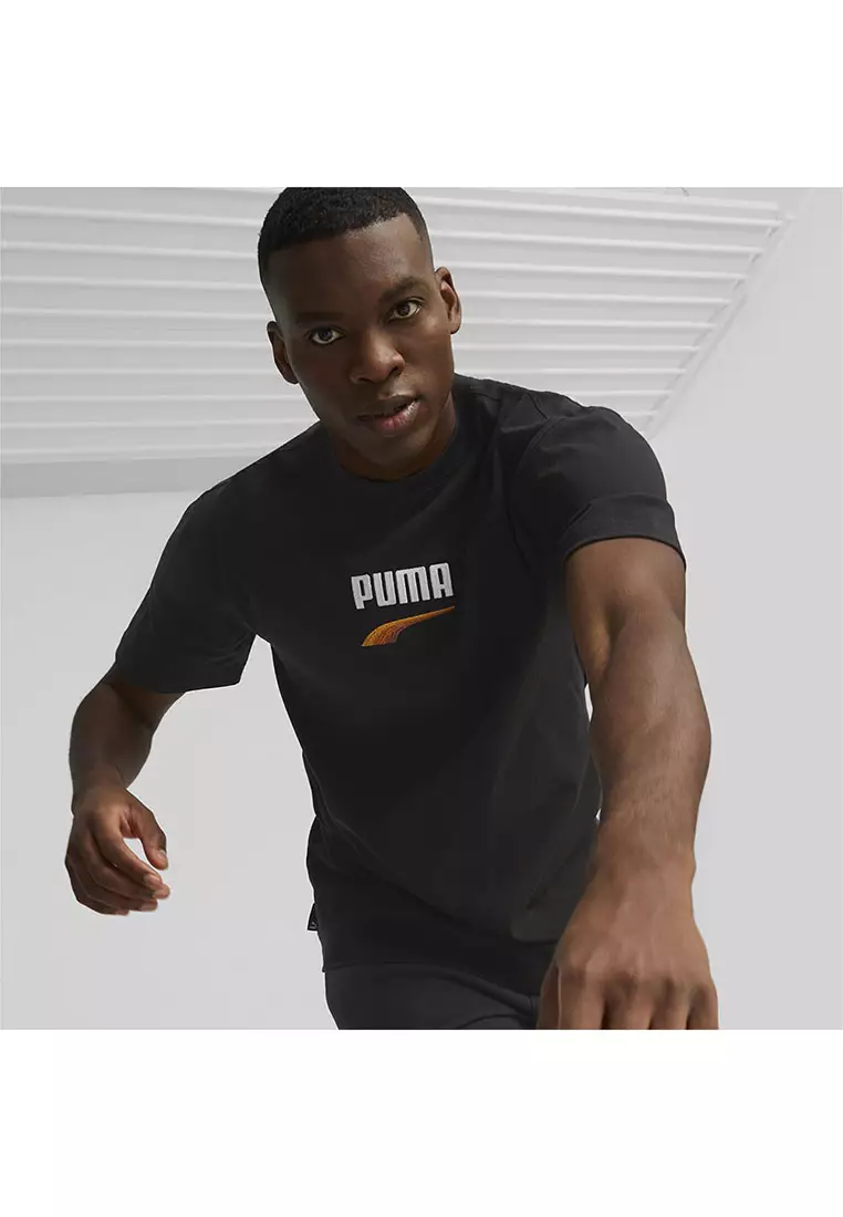 Puma downtown stripe discount tee