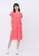 so that's me red Waffle Knit Drop Shoulder Summer Dress Watermelon Red 5F398AA190CAF3GS_4