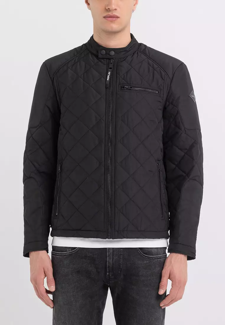 Replay on sale quilted jacket