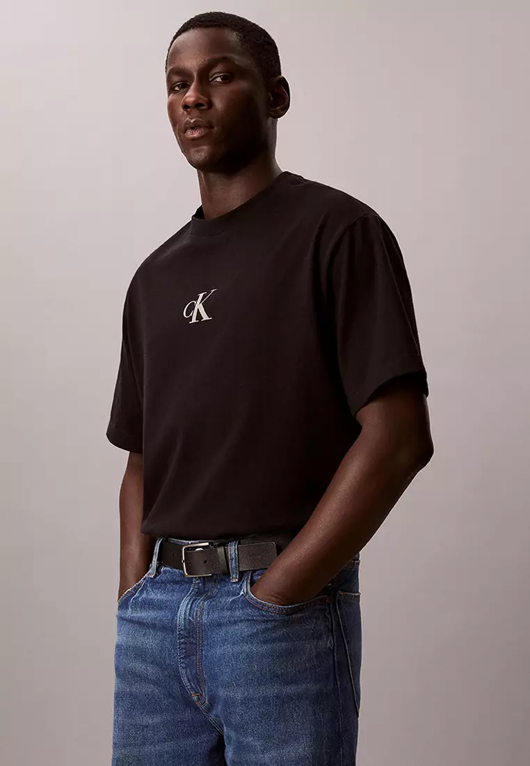 Overlay Logo Graphic Relaxed Tee - Calvin Klein Jeans
