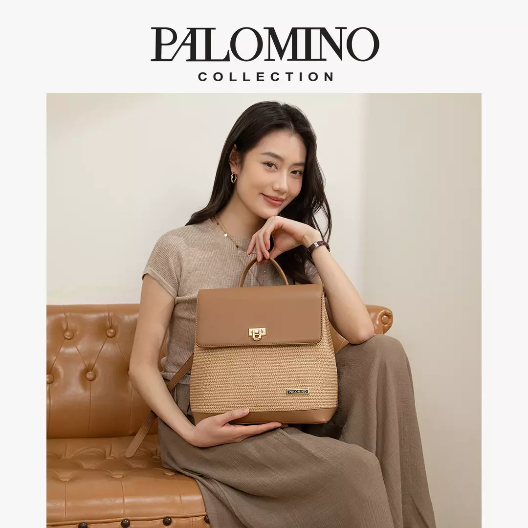 Palomino Jeanet Backpack Wanita Warna Khaki