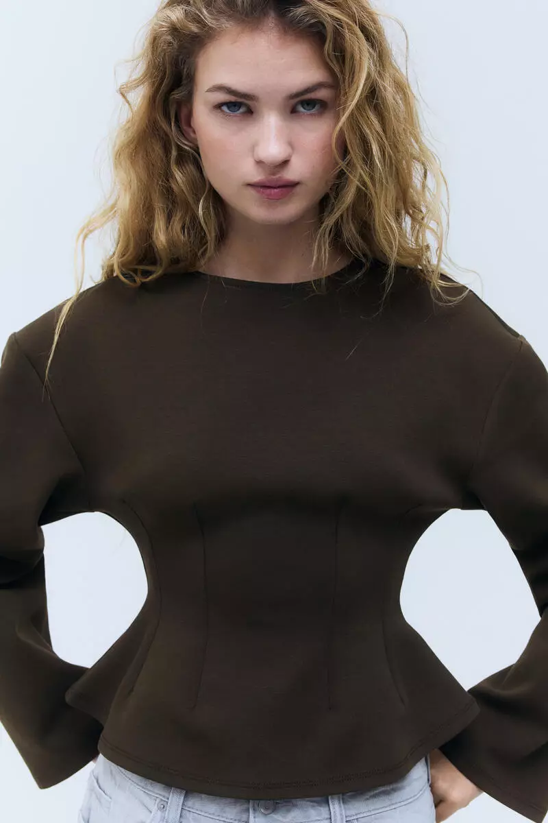 Waisted interlock top