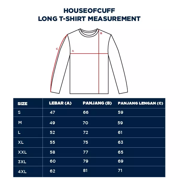 Kaos cotton combed lengan panjang pria putih houseofcuff surf rabbits