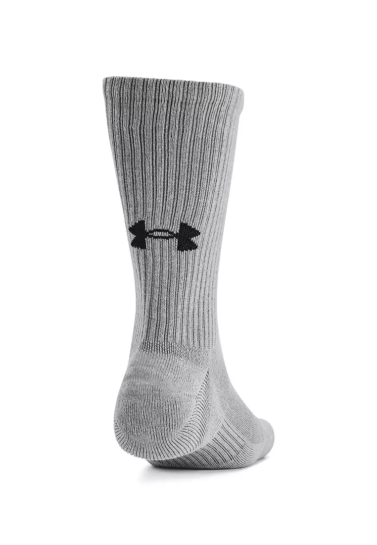 Under Armour Unisex UA Training Cotton 6-Pack Crew Socks