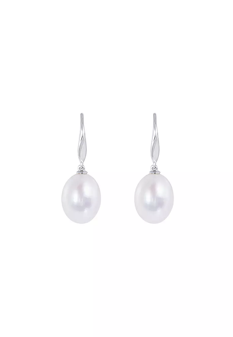 HABIB Fresh Water Pearl Earring in 375/9K White Gold 457400923(WG)