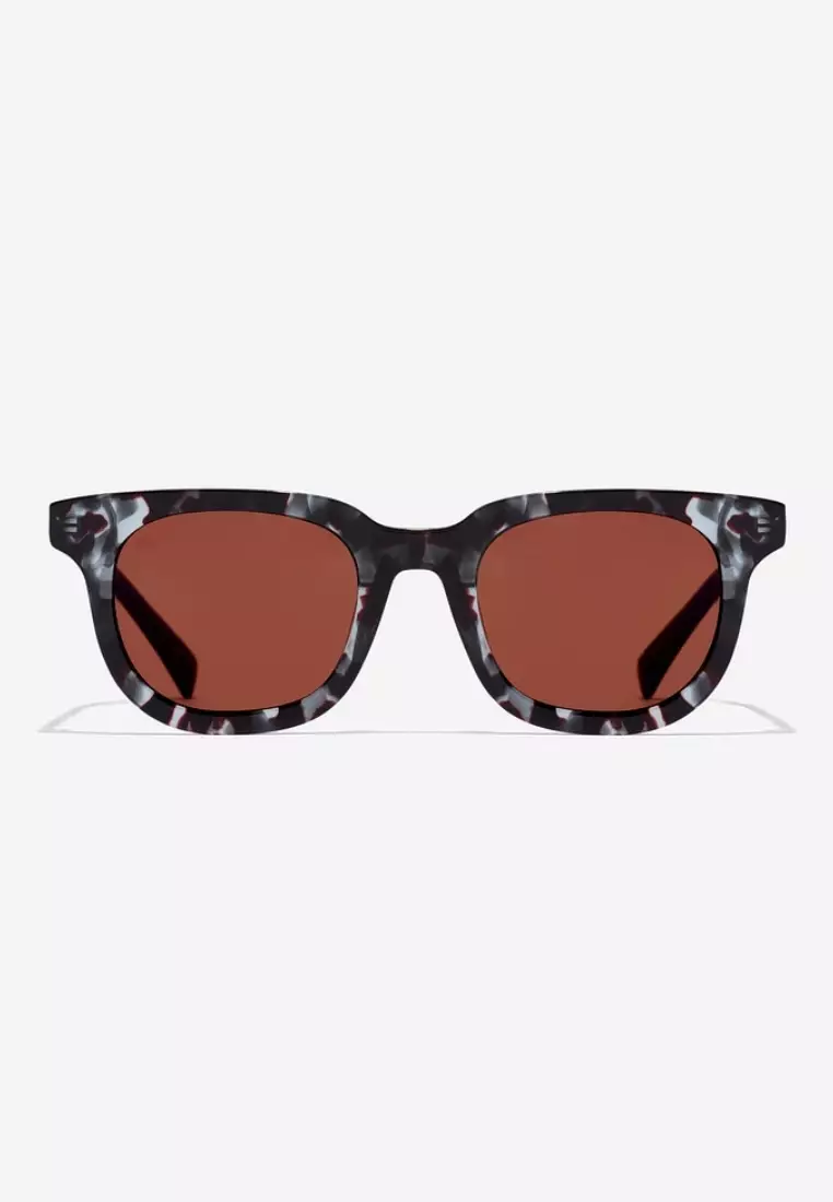 HAWKERS Blue Carey Brown Oasis Sunglasses For Men And Women, Unisex. Official Product Designed In Spain