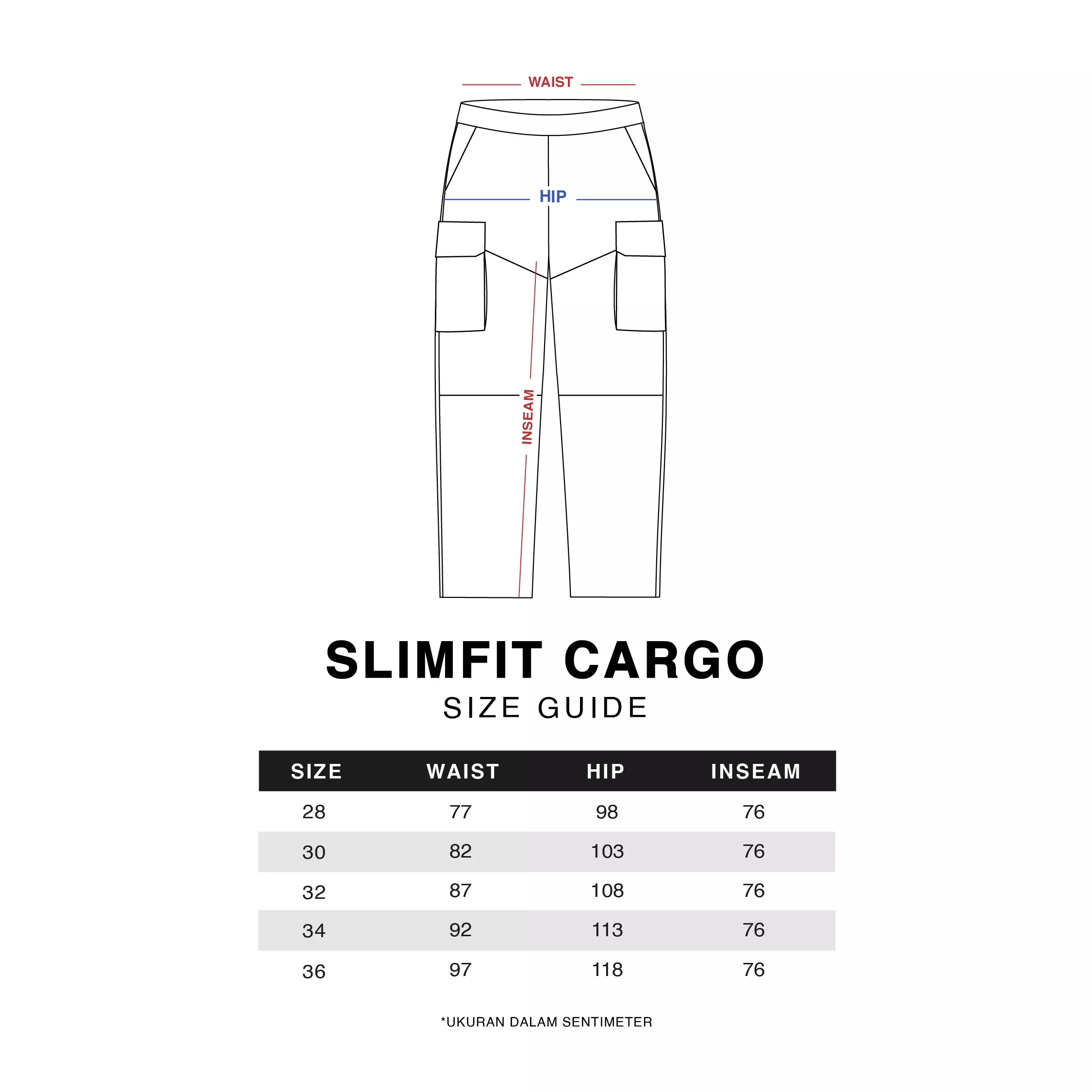 Celana Panjang Cargo Pria Slimfit Owen Army