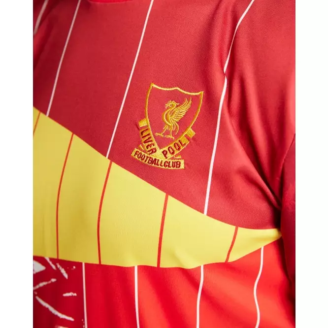 Liverpool FC LFC Mens Mashup Shirt Red Men - Official LFC T Shirt Original Pria