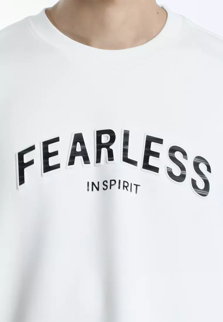Forest Oversized Heavy Weight 300gsm Modal Cotton Short Sleeve T Shirt Men - 24088-02White