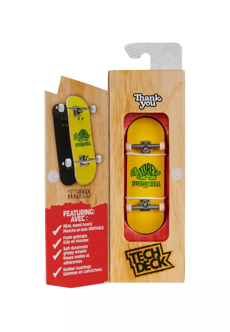 Tech Deck Performance Wood Board - Thank You Pudwill