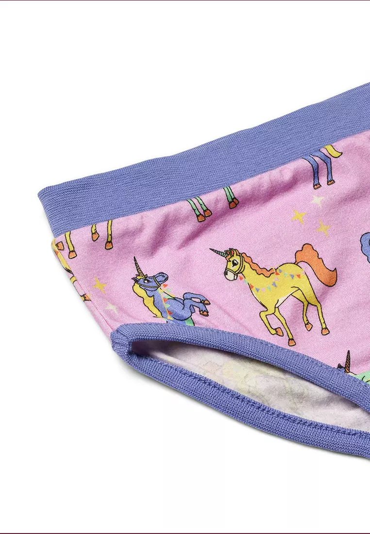 Underwear set with unicorns