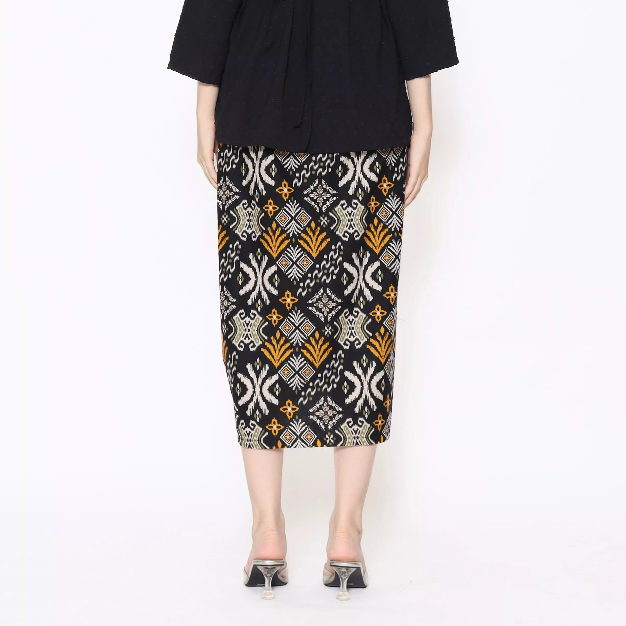 Rok Lilit Batik Wanita - Bawahan Batik - Bhatara Batik Surya Skirt - Rok Batik Etnik Modern