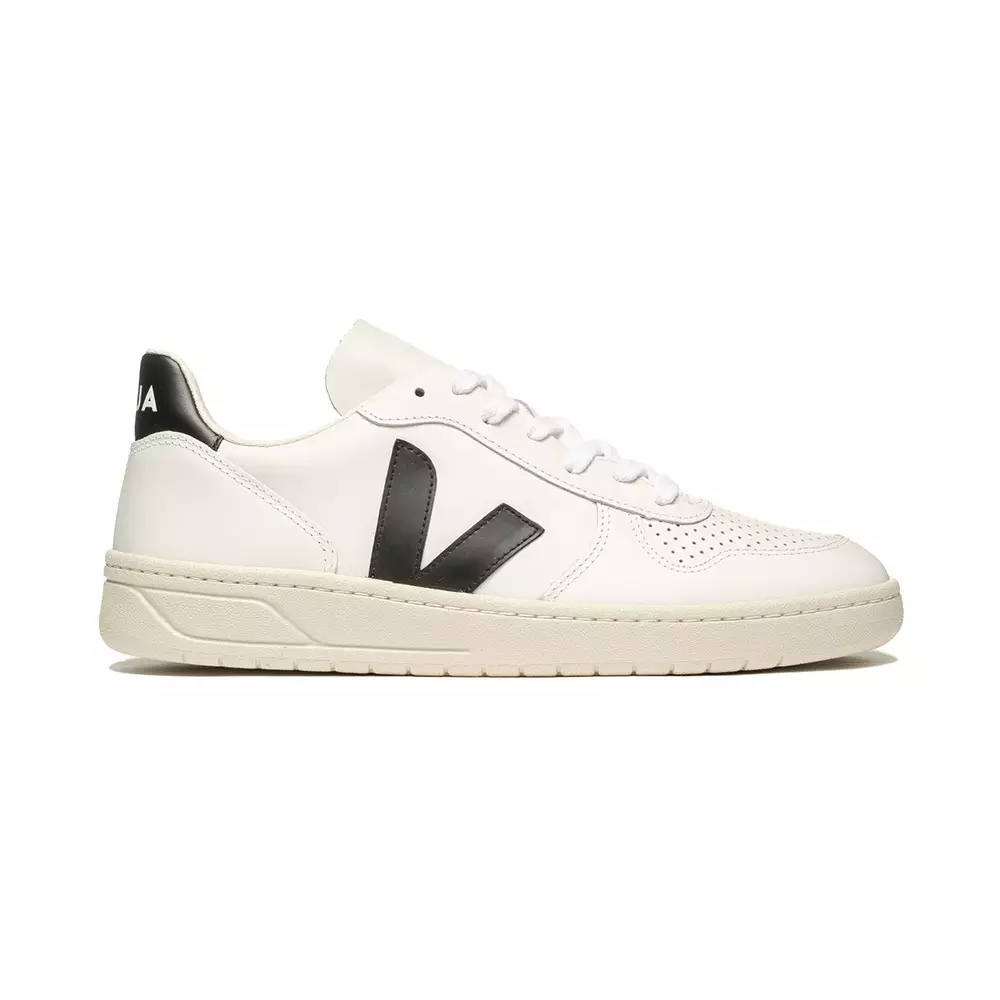 Jual VEJA V-10 Low Top Sneakers Extra White Black Women Original