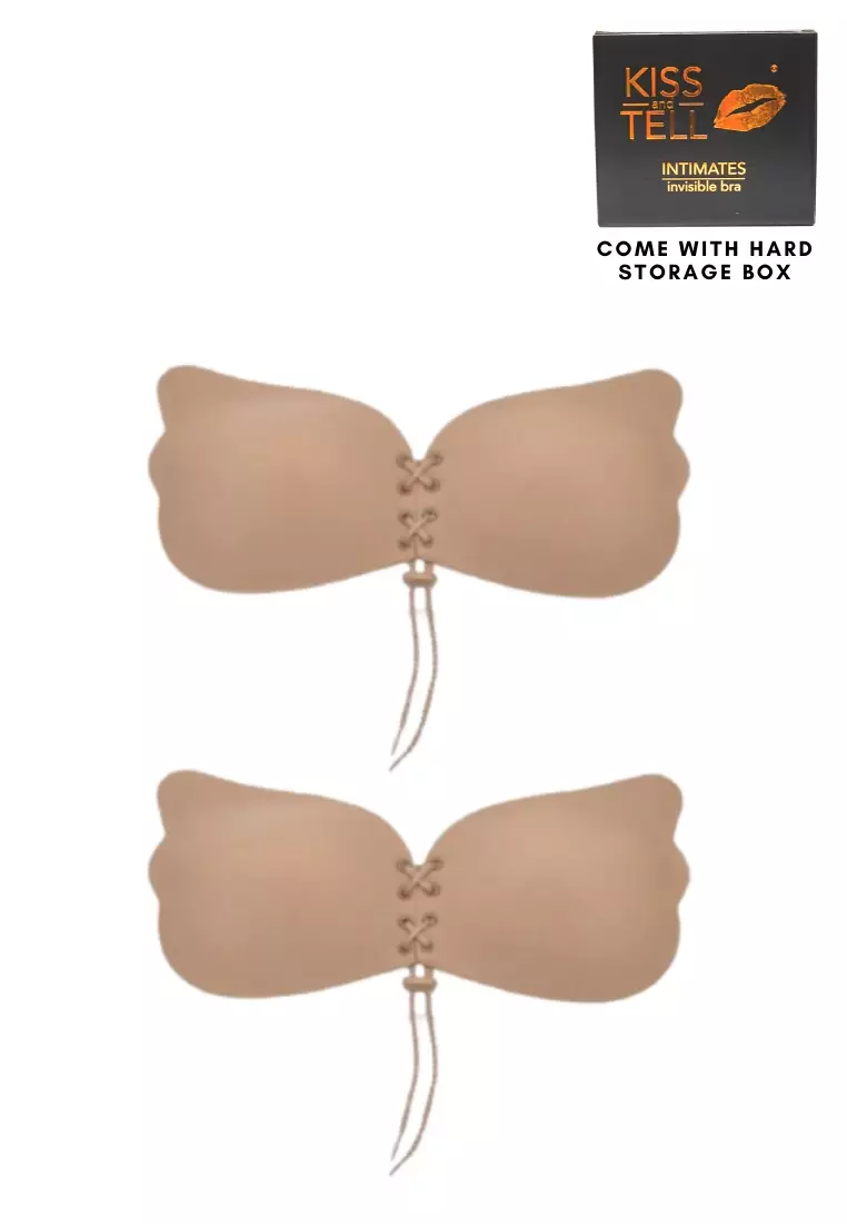 Buy Kiss & Tell Amara Butterfly Push Up Nubra in Nude Seamless