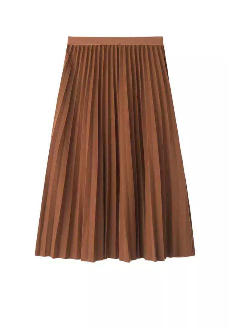 High waisted deals pleated skirt 50