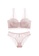 W.Excellence pink Premium Pink Lace Lingerie Set (Bra and Underwear) 671CBUS646421EGS_1