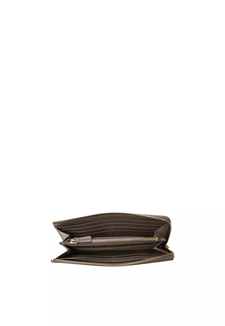 L-Zip Long Wallet - Turtledove