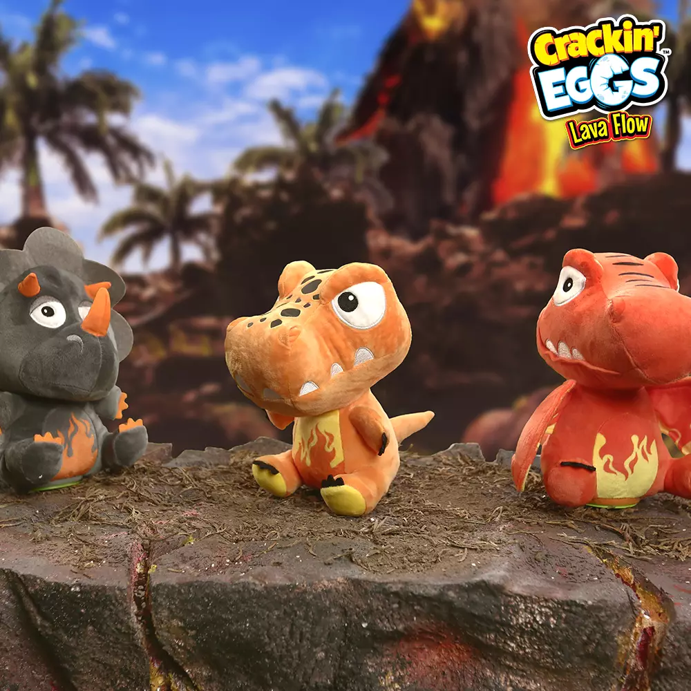 Crackin Eggs Dino Lava Blaze - Mainan Telur Boneka