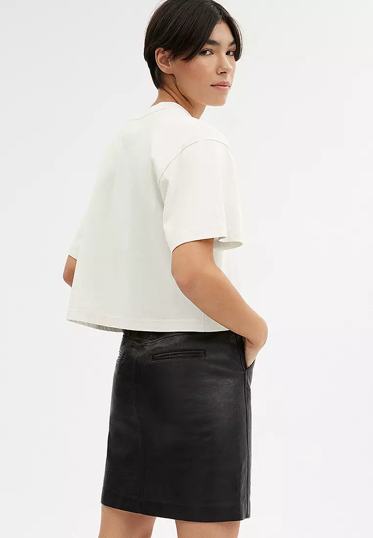 Buy Coach Cursive Signature Cropped T-Shirt 2026 Online | ZALORA