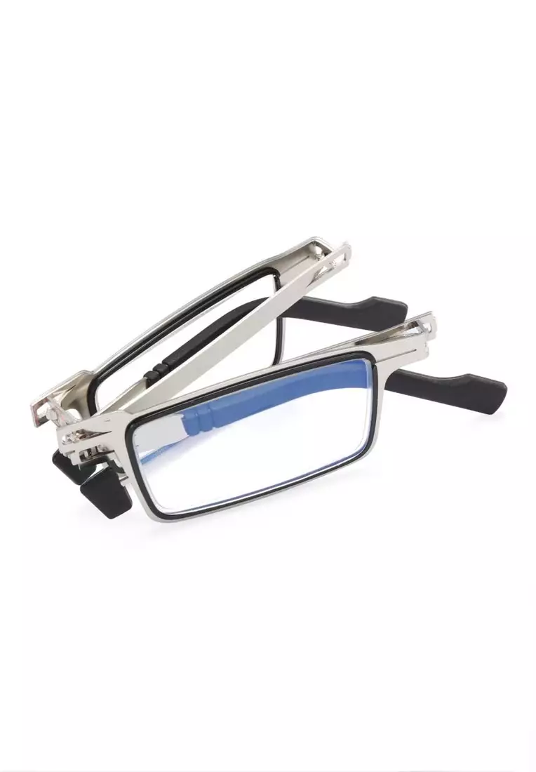 Keenan Kacamata Baca Rabun Dekat Folding Anti Blue Light Casual Unisex Plus 2.0 Material Plastic Metal ORIGINAL - Black