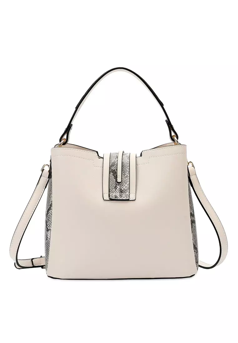 Top Handle Bag / Sling Bag / Crossbody Bag - White