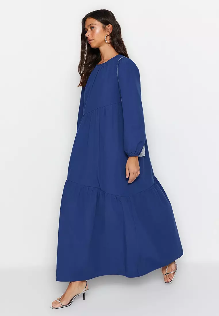 Poplin Maxi Dress