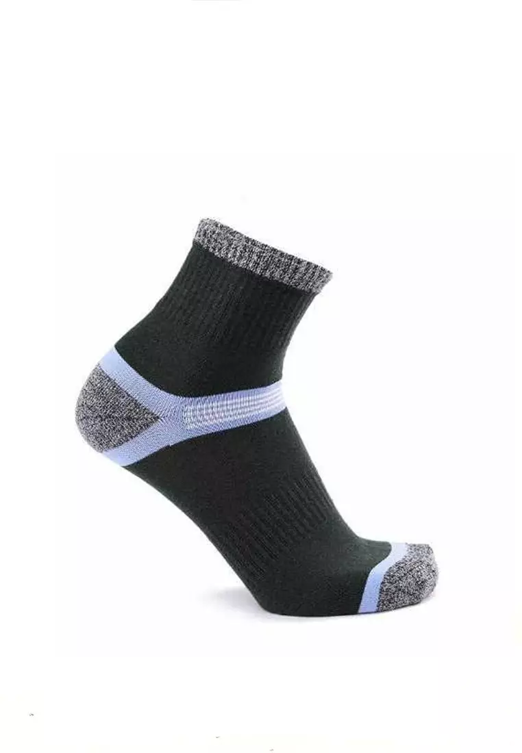 Caldwell Kaos Kaki Olahraga Pria Quick Drying Breathable Socks Size 39-45 Material Cotton ORIGINAL - Black