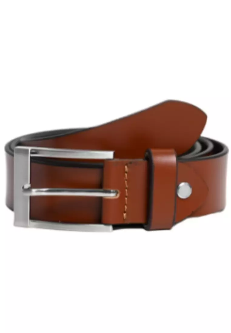 Casual plus size Leather Belt Men -Full Grain Leather Belt -C22 Oxhide Tan
