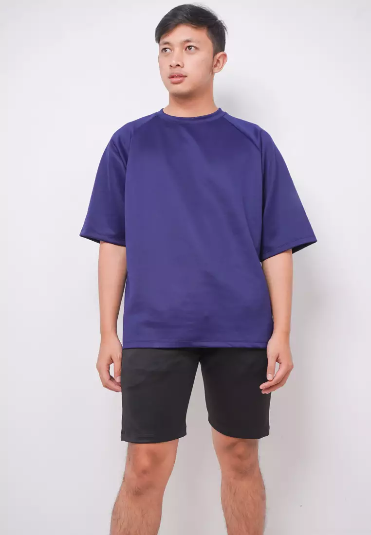 MTK26 Kaos Oversize Distro Pria Tori Daijiro Back Navy