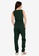 ZALORA WORK green Asymmetric Flap Jumpsuit 59A80AAF21C4AEGS_2