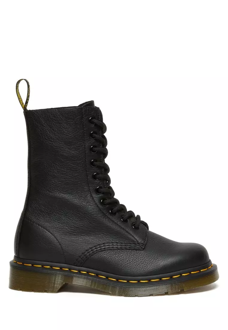 Buy Dr. Martens 1490 VIRGINIA LEATHER HIGH BOOTS 2023 Online | ZALORA ...