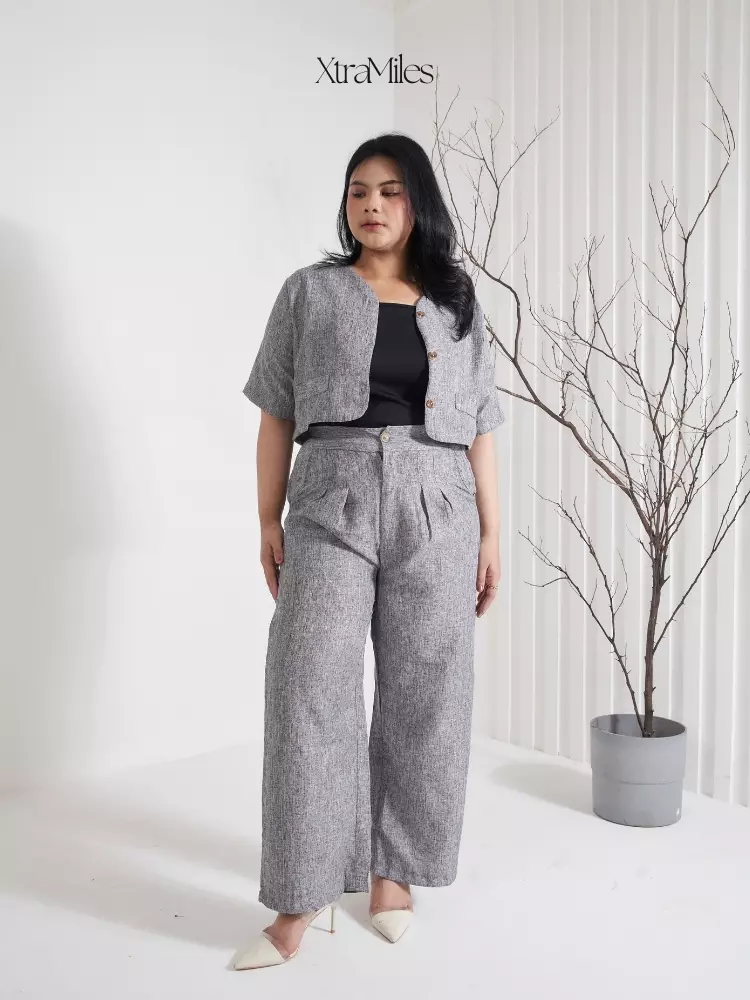 xtramiles Ladies pants cassie pants dark grey