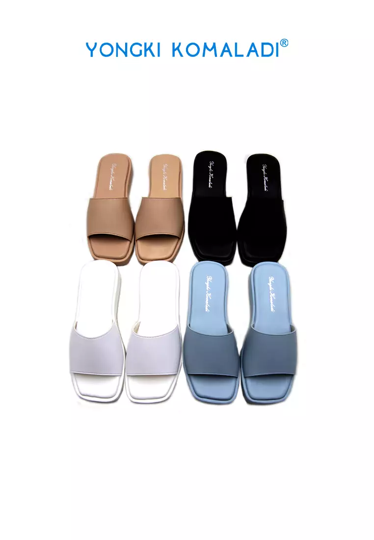 [ ORIGINAL ] YONGKI KOMALADI FLAT SANDAL OL-KVN4664-21 BIRU MUDA