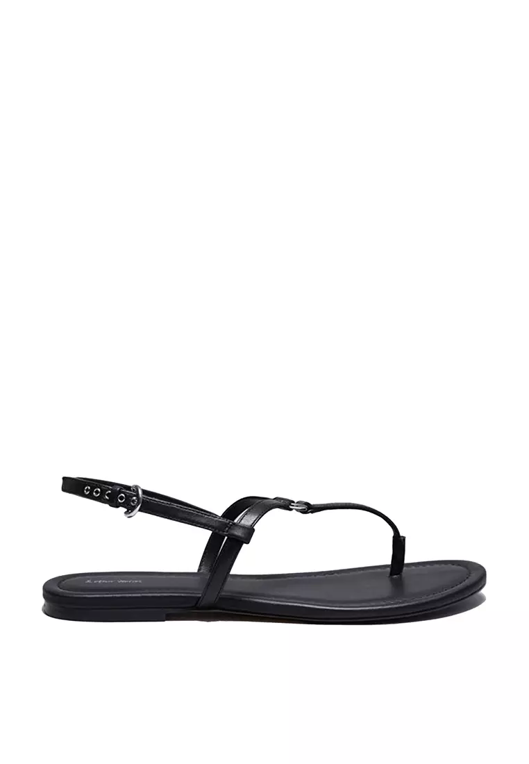 T-Bar Leather Sandals