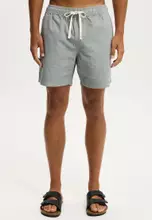 Dusty Blue Seersucker