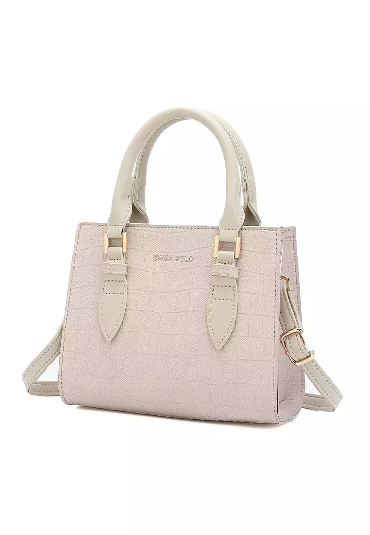 Women's Top Handle Bag / Sling Bag / Crossbody Bag (手拿袋 / 斜孭袋) - 米黃色