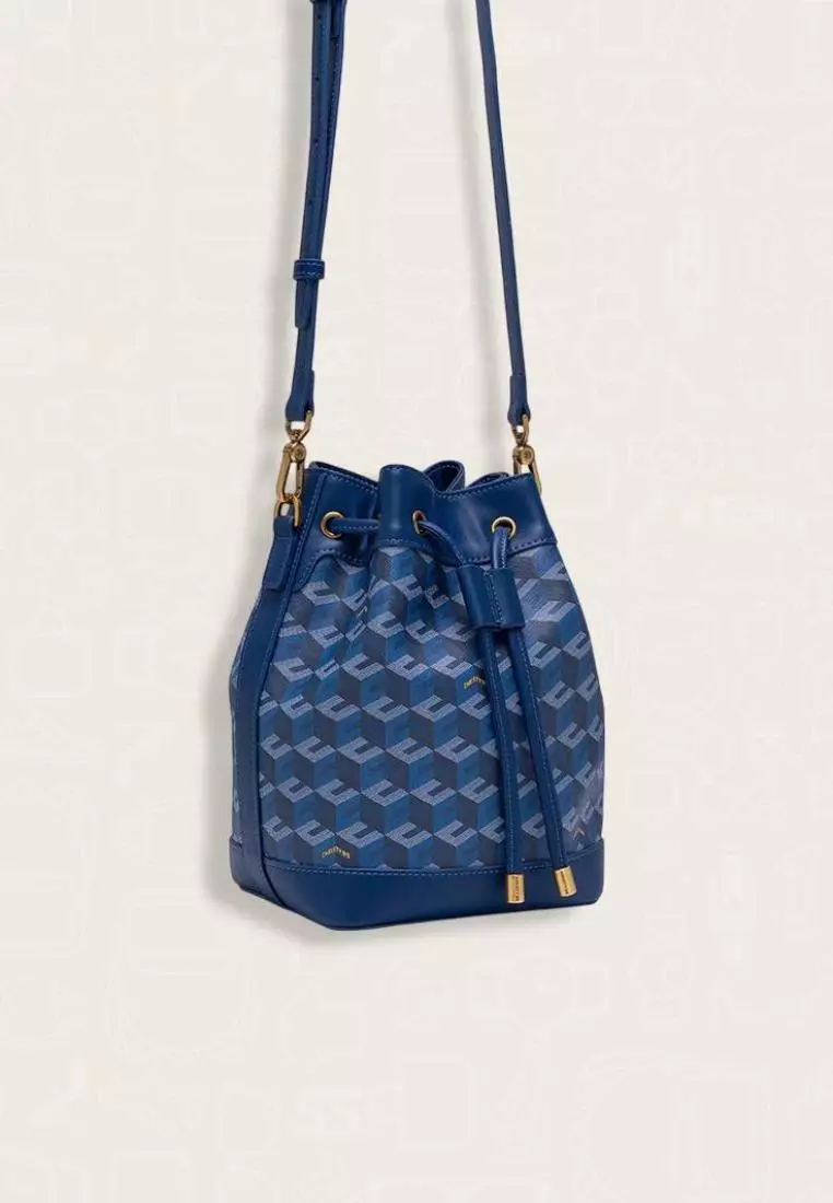 Christy Ng Giorgio Bucket Bag Blue