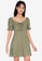 ZALORA BASICS green Sweetheart Neckline Mini Dress 08EC9AA506C059GS_5