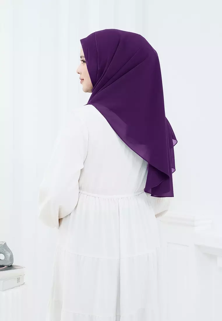 HIJAB INSTAN ZHAZA - DARK PURPLE