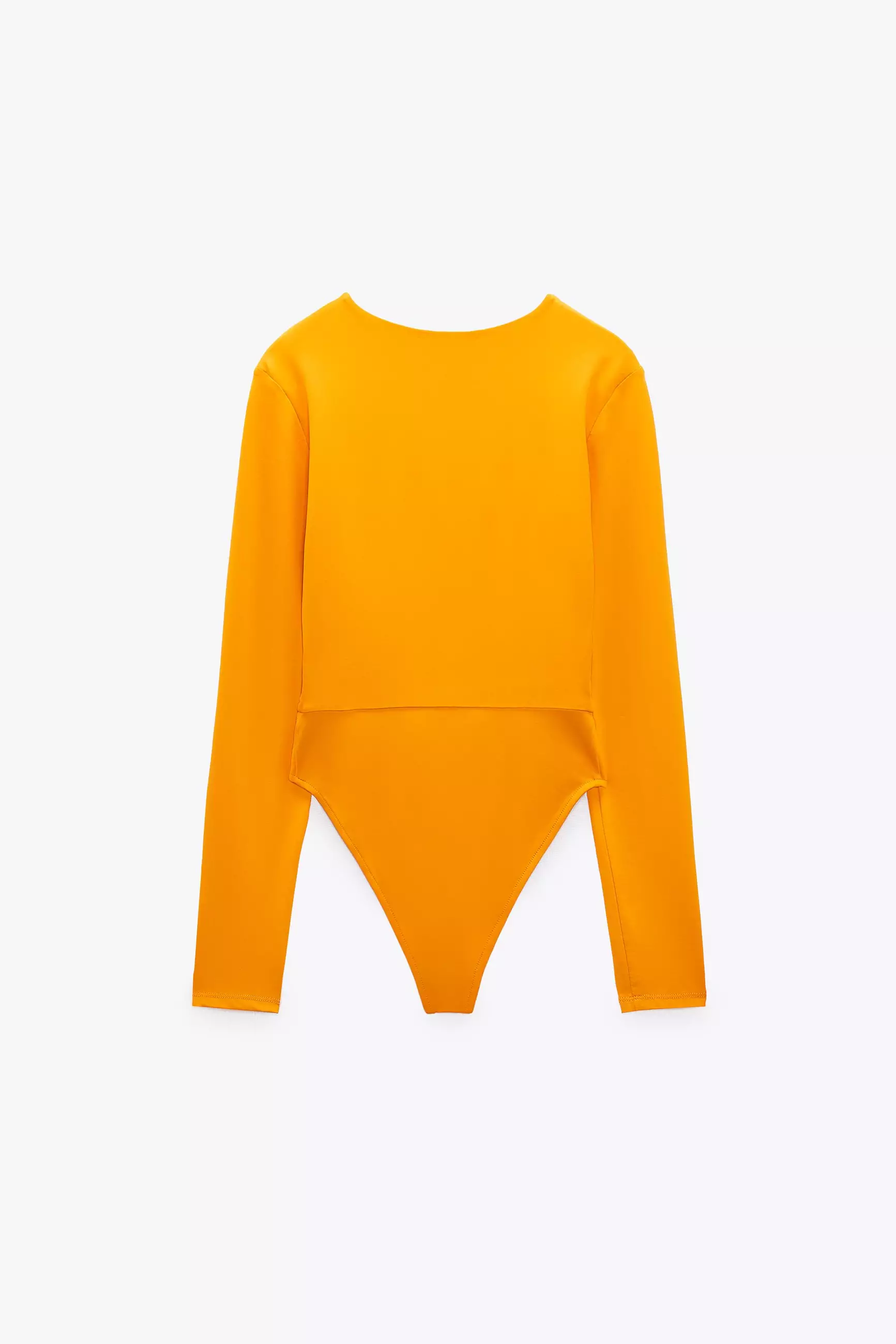 Zara orange bodysuit cheap