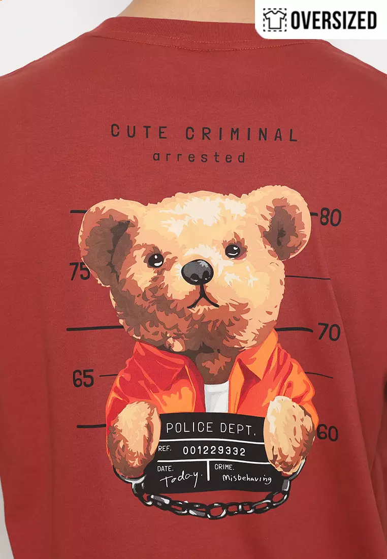 RBJ Unisex T-Shirt Teddy Cotton Combed Oversized Pria 2079350011