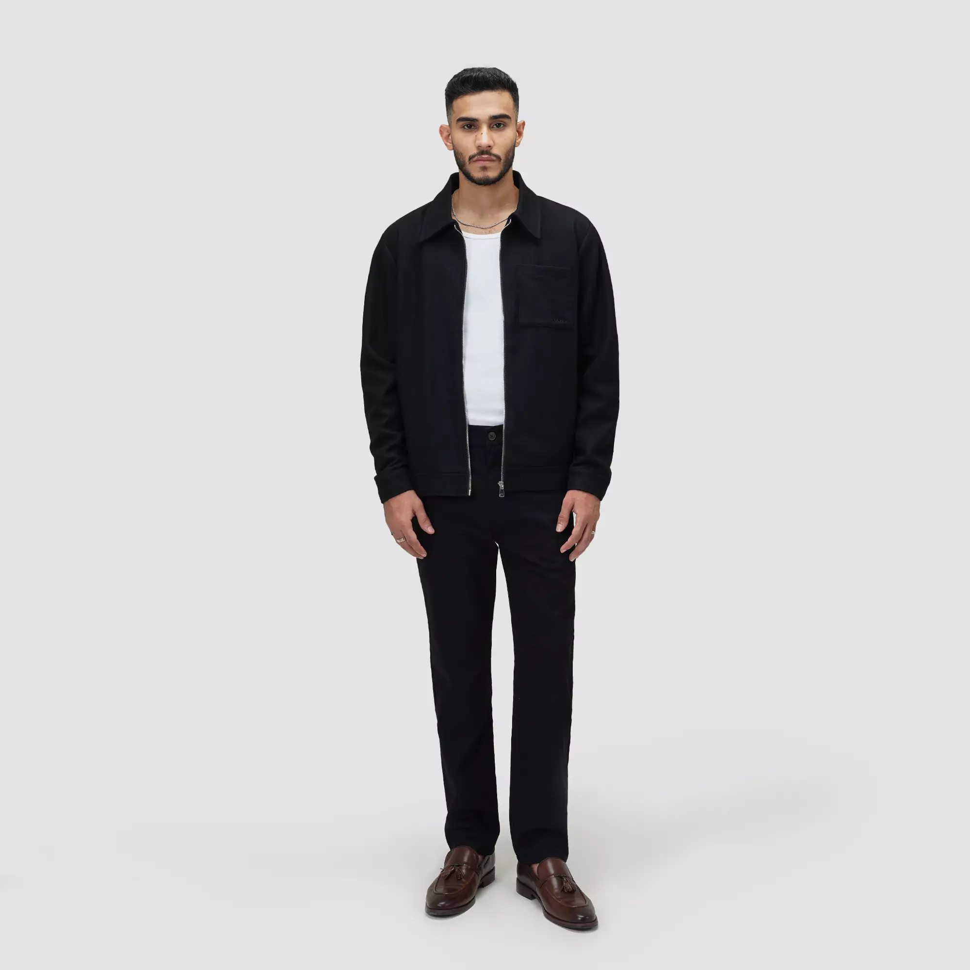 CELCIUS Cashmere Wool Jacket I31000413C Hitam