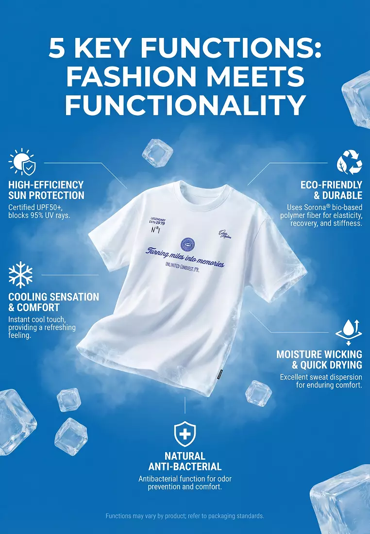 男裝V57鷹刺繡涼感短袖T恤