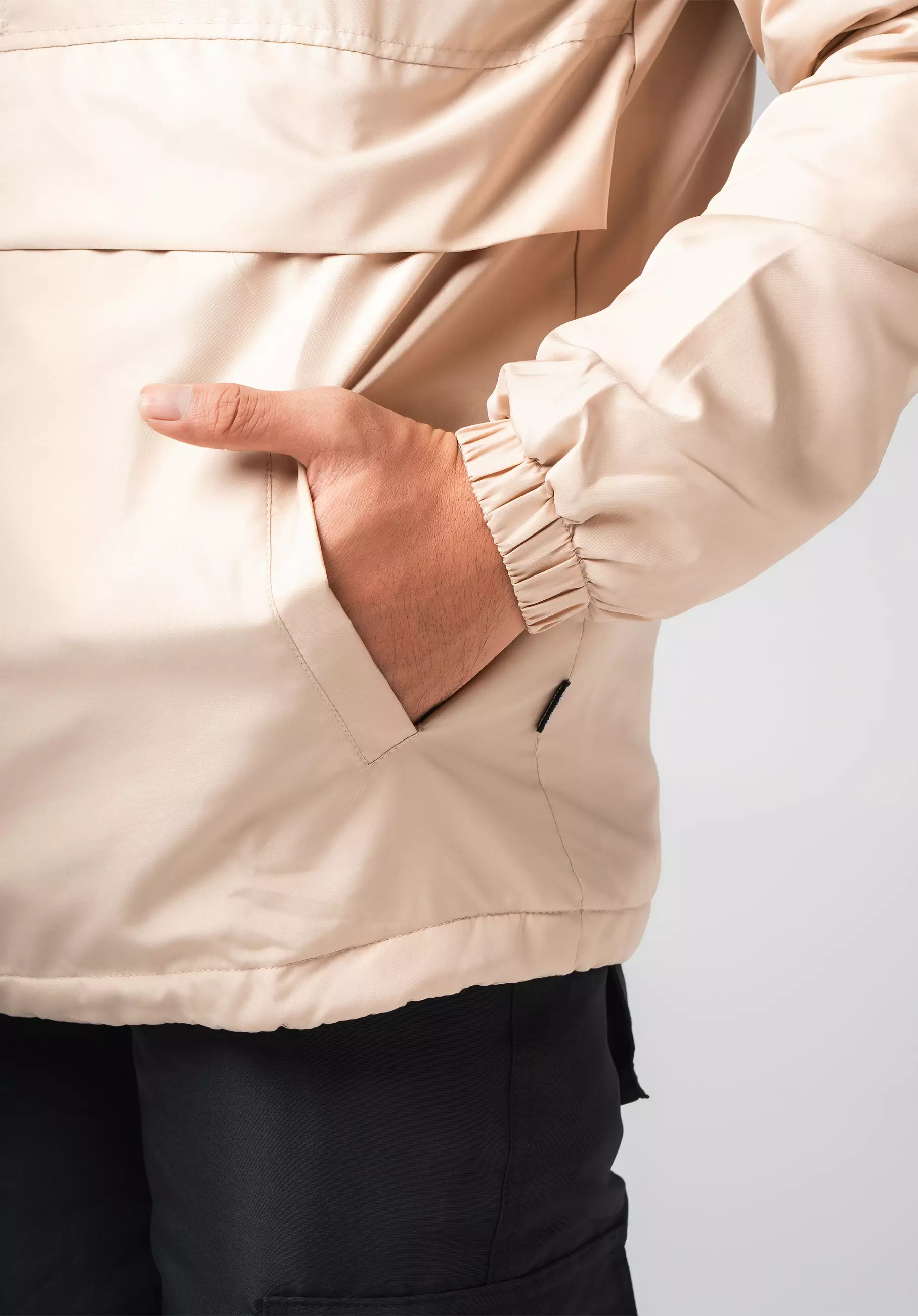 Gloaming Jaket Cagoule Pullover Waterproof Pria Cream Gloaming Original