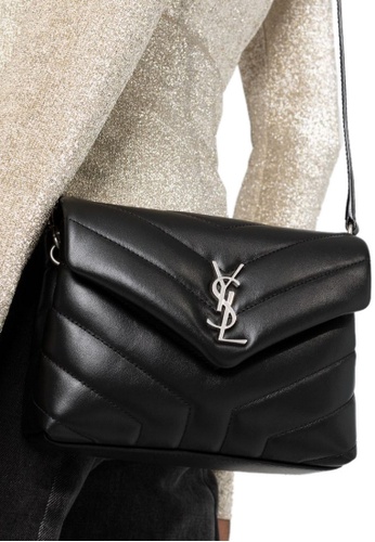 saint laurent all black bag